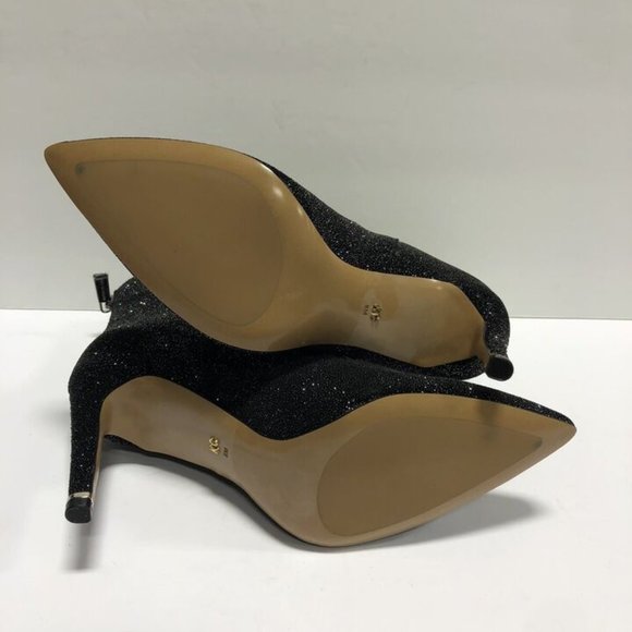 Kenneth Cole Women’s Riley 85 Black Sparkle Simple Bootie Size 8M - Picture 5 of 6